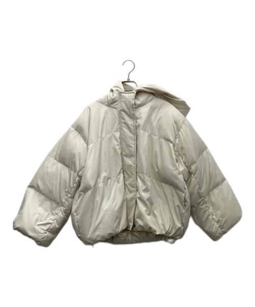 NATURAL BEAUTY BASIC（ナチュラルビューティーベーシック）NATURAL BEAUTY BASIC (ナチュラルビューティーベーシック) ダウンジャケット ホワイト サイズ:Sの古着・服飾アイテム