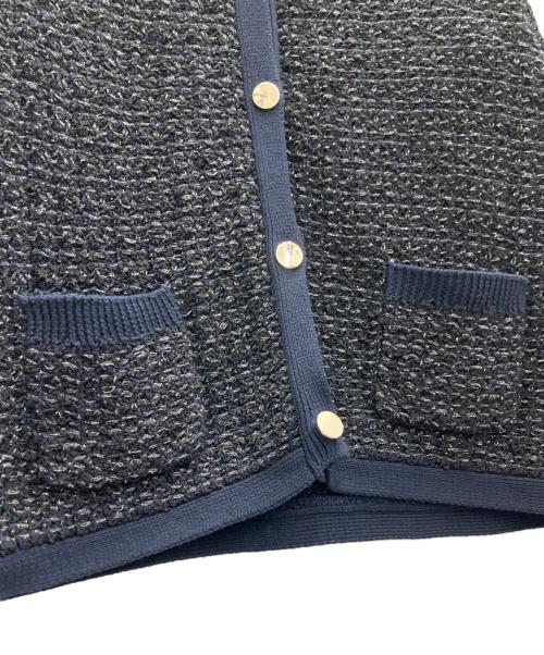 a day in the life（ア デイ イン ザ ライフ）A DAY IN THE LIFE (ア デイ イン ザ ライフ) ニットジャケット ブラック サイズ:SIZEFREEの古着・服飾アイテム