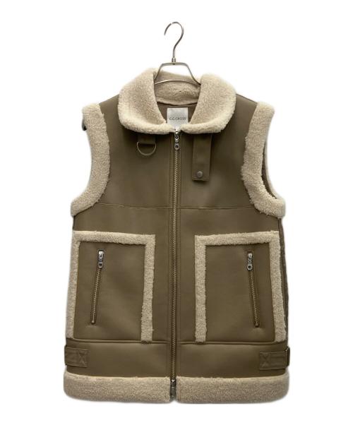 C.C.CROSS（シーシークロス）C.C.CROSS (シーシークロス) ジャケット ベージュ サイズ:SIZE38の古着・服飾アイテム