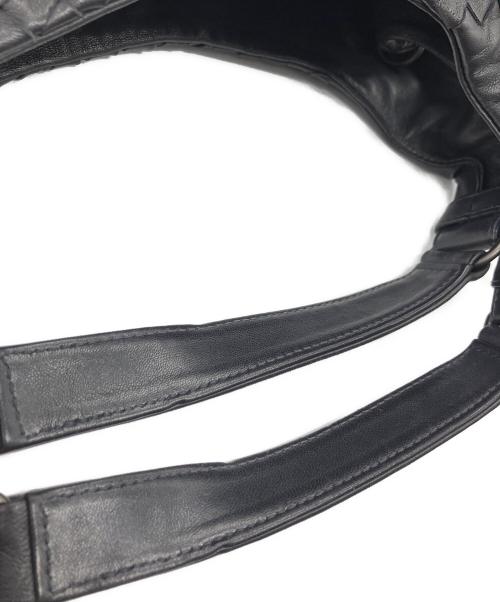 BOTTEGA VENETA（ボッテガベネタ）BOTTEGA VENETA (ボッテガベネタ) ハンドバッグ ブラックの古着・服飾アイテム