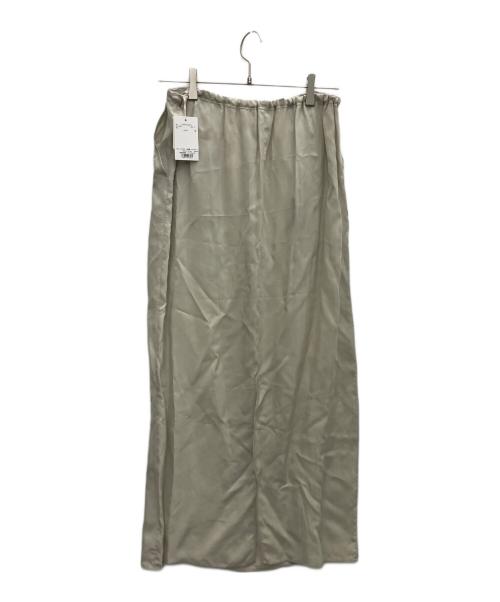 ETRE（エトレ）etre (エトレ) キュプラIラインスカート アイボリー サイズ:S 未使用品の古着・服飾アイテム