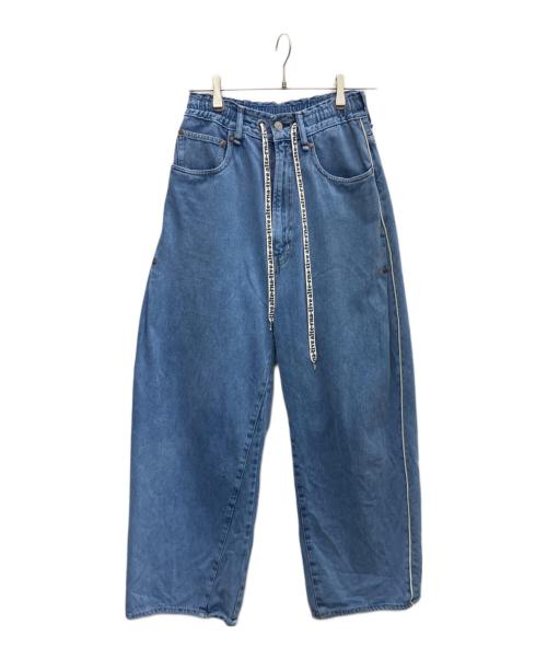 RNA（アールエヌエー）RNA (アールエヌエー) デニムパンツ インディゴ サイズ:Ｓの古着・服飾アイテム