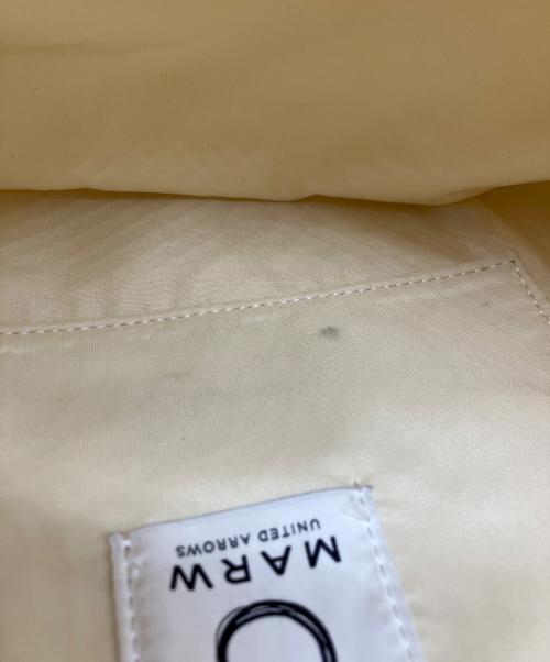 MARW UNITED ARROWS（マルゥ ユナイテッドアローズ）MARW UNITED ARROWS (マルゥ ユナイテッドアローズ) ウエストポーチ アイボリー×ブラックの古着・服飾アイテム