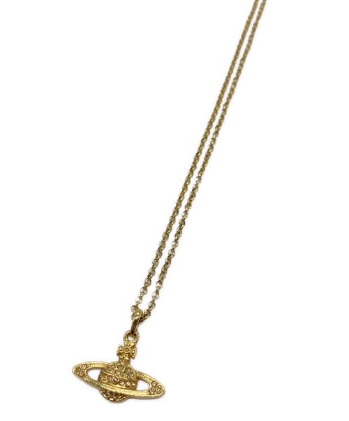 Vivienne Westwood（ヴィヴィアンウエストウッド）Vivienne Westwood (ヴィヴィアンウエストウッド) MINI BAS RELIEF ネックレス ゴールドの古着・服飾アイテム