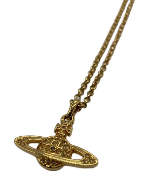 Vivienne Westwood（ヴィヴィアンウエストウッド）Vivienne Westwood (ヴィヴィアンウエストウッド) MINI BAS RELIEF ネックレス ゴールドの古着・服飾アイテム