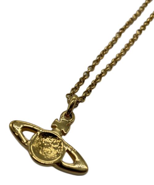 Vivienne Westwood（ヴィヴィアンウエストウッド）Vivienne Westwood (ヴィヴィアンウエストウッド) MINI BAS RELIEF ネックレス ゴールドの古着・服飾アイテム
