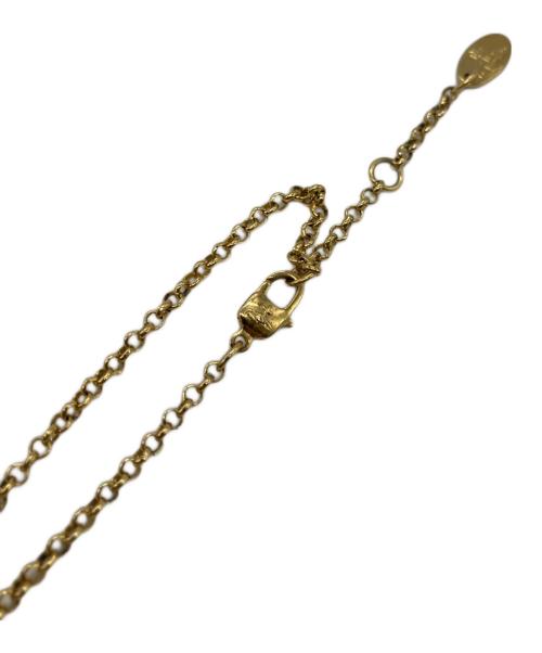 Vivienne Westwood（ヴィヴィアンウエストウッド）Vivienne Westwood (ヴィヴィアンウエストウッド) MINI BAS RELIEF ネックレス ゴールドの古着・服飾アイテム