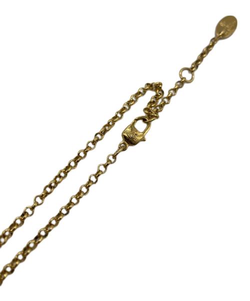 Vivienne Westwood（ヴィヴィアンウエストウッド）Vivienne Westwood (ヴィヴィアンウエストウッド) MINI BAS RELIEF ネックレス ゴールドの古着・服飾アイテム