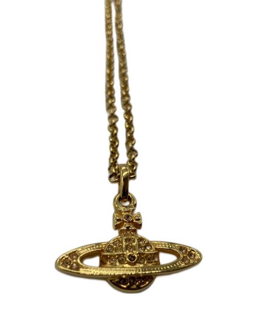 Vivienne Westwood（ヴィヴィアンウエストウッド）Vivienne Westwood (ヴィヴィアンウエストウッド) MINI BAS RELIEF ネックレス ゴールドの古着・服飾アイテム