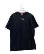 DIESELディーゼル）の古着「半袖カットソー」｜ブラック