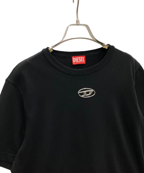 DIESEL（ディーゼル）DIESEL (ディーゼル) 半袖カットソー ブラック サイズ:Mの古着・服飾アイテム