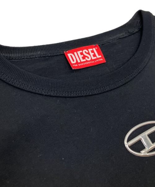 DIESEL（ディーゼル）DIESEL (ディーゼル) 半袖カットソー ブラック サイズ:Mの古着・服飾アイテム