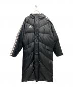 adidasアディダス）の古着「ダウンコート」｜ブラック