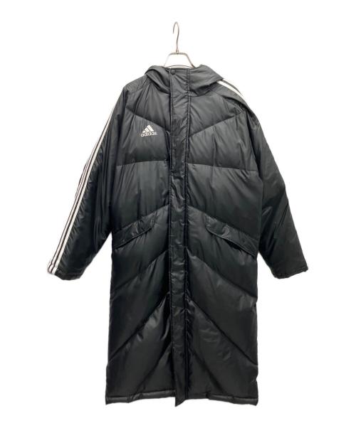 adidas（アディダス）adidas (アディダス) ダウンコート ブラック サイズ:Lの古着・服飾アイテム