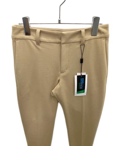 LACOSTE（ラコステ）LACOSTE (ラコステ) センタープレスパンツ ベージュ サイズ:SIZE34 未使用品の古着・服飾アイテム