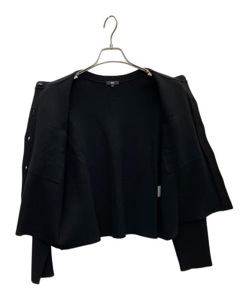 PLST（プラステ）PLST (プラステ) ニットカーディガン ブラック サイズ:Lの古着・服飾アイテム