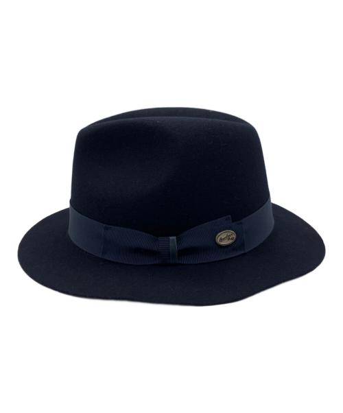 Borsalino18.57（ボルサリーノ18.57）Borsalino18.57 (ボルサリーノ18.57) 中折れハット ネイビーの古着・服飾アイテム