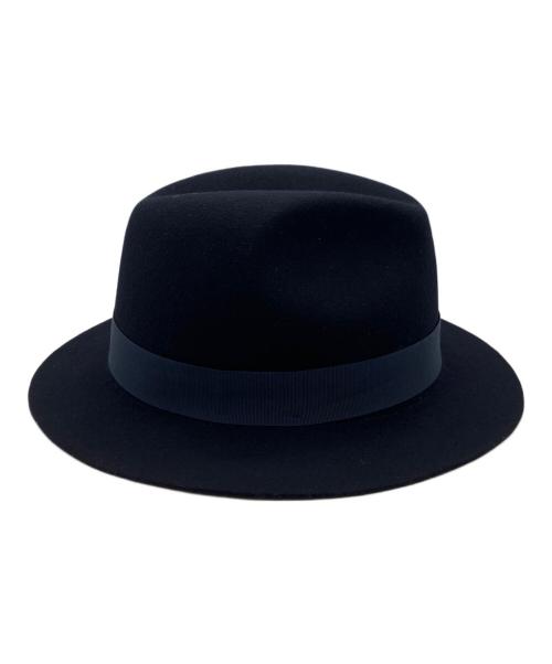 Borsalino18.57（ボルサリーノ18.57）Borsalino18.57 (ボルサリーノ18.57) 中折れハット ネイビーの古着・服飾アイテム