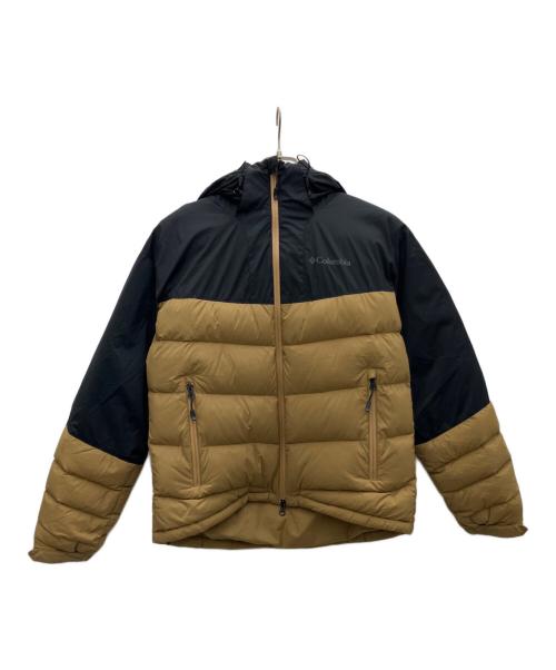 Columbia（コロンビア）Columbia (コロンビア) ダウンジャケット ブラウン×ブラック サイズ:Sの古着・服飾アイテム