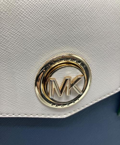 MICHAEL KORS（マイケル・コース）MICHAEL KORS (マイケル・コース) ハンドバッグ ネイビーの古着・服飾アイテム