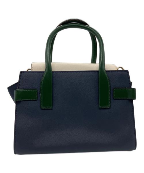 MICHAEL KORS（マイケル・コース）MICHAEL KORS (マイケル・コース) ハンドバッグ ネイビーの古着・服飾アイテム