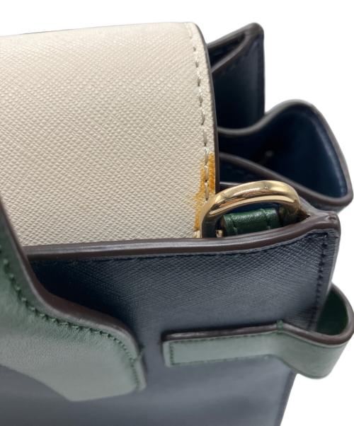 MICHAEL KORS（マイケル・コース）MICHAEL KORS (マイケル・コース) ハンドバッグ ネイビーの古着・服飾アイテム