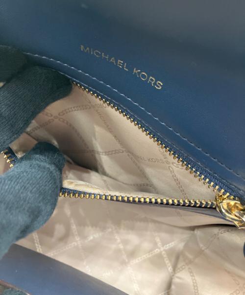MICHAEL KORS（マイケル・コース）MICHAEL KORS (マイケル・コース) ハンドバッグ ネイビーの古着・服飾アイテム