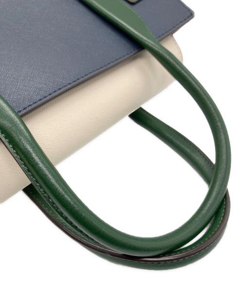 MICHAEL KORS（マイケル・コース）MICHAEL KORS (マイケル・コース) ハンドバッグ ネイビーの古着・服飾アイテム