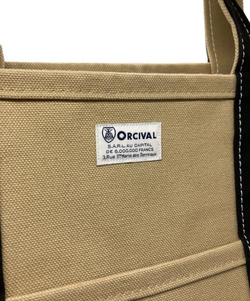 ORCIVAL（オーシバル）ORCIVAL (オーシバル) トートバッグ カーキ×ネイビーの古着・服飾アイテム