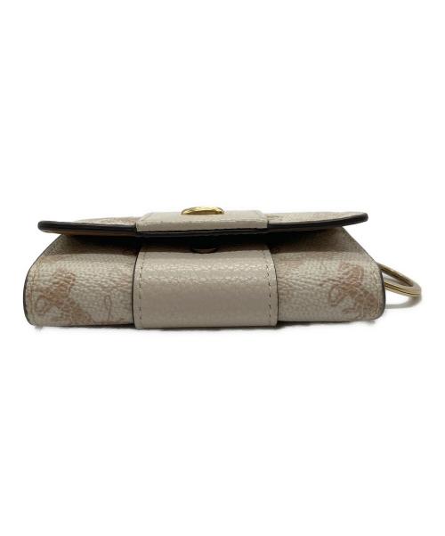 COACH（コーチ）COACH (コーチ) 6 リング キー ケース・ホース アンド キャリッジ プリント アイボリーの古着・服飾アイテム