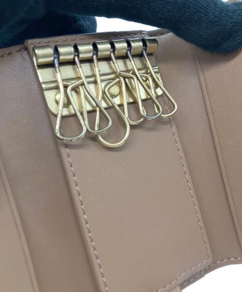 COACH（コーチ）COACH (コーチ) 6 リング キー ケース・ホース アンド キャリッジ プリント アイボリーの古着・服飾アイテム