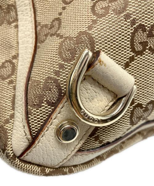 GUCCI（グッチ）GUCCI (グッチ) トートバッグ ブラウン×ベージュの古着・服飾アイテム
