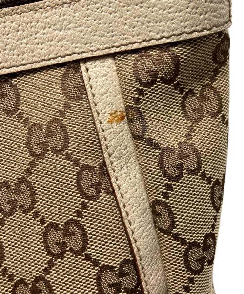 GUCCI（グッチ）GUCCI (グッチ) トートバッグ ブラウン×ベージュの古着・服飾アイテム