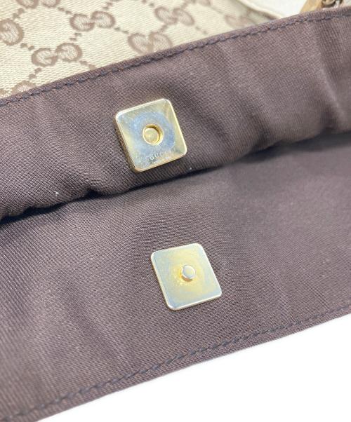 GUCCI（グッチ）GUCCI (グッチ) トートバッグ ブラウン×ベージュの古着・服飾アイテム