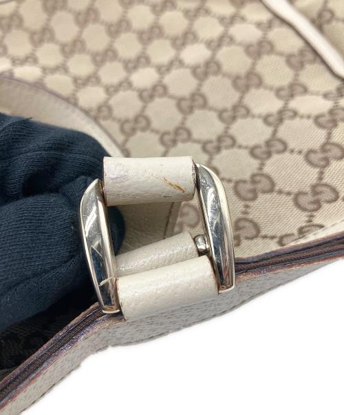GUCCI（グッチ）GUCCI (グッチ) トートバッグ ブラウン×ベージュの古着・服飾アイテム