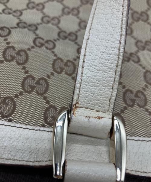 GUCCI（グッチ）GUCCI (グッチ) トートバッグ ブラウン×ベージュの古着・服飾アイテム
