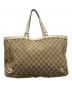 GUCCI (グッチ) トートバッグ ブラウン×ベージュ：22000円