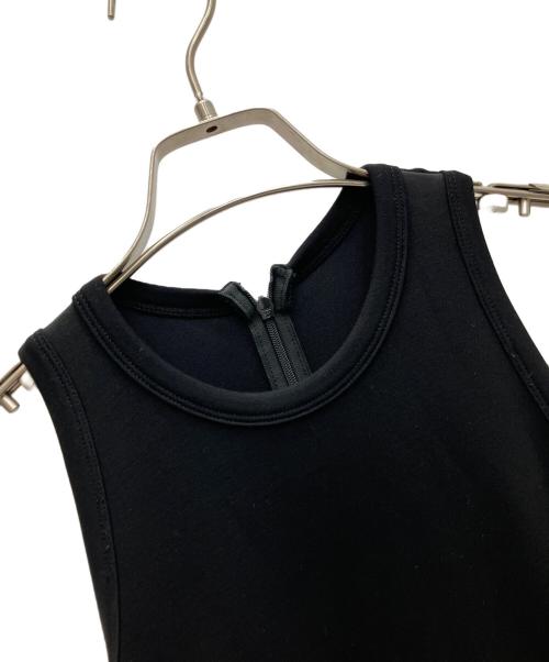 OMMO（オーエムエムオー）OMMO (オーエムエムオー) ノースリーブワンピース ブラック サイズ:38の古着・服飾アイテム