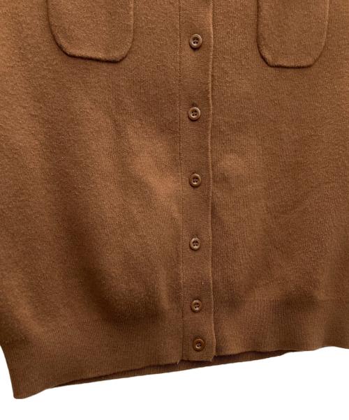 CABAN（キャバン）CABaN (キャバン) ニットカーディガン ブラウン サイズ:XSの古着・服飾アイテム