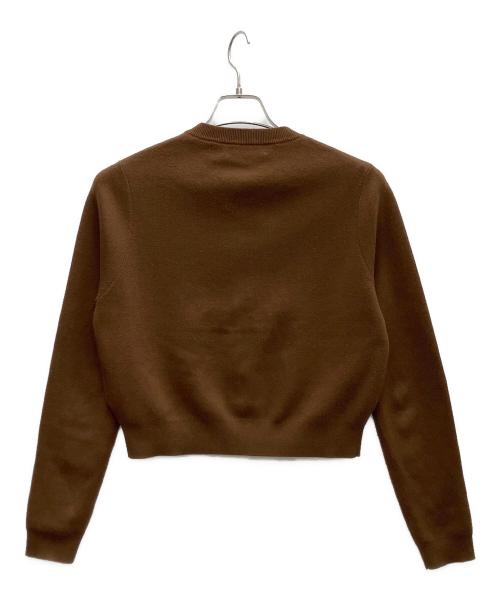 CABAN（キャバン）CABaN (キャバン) ニットカーディガン ブラウン サイズ:XSの古着・服飾アイテム