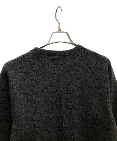 LOOPWHEELER（ループウィラー）LOOPWHEELER (ループウィラー) 薄手ニット グレー サイズ:Mの古着・服飾アイテム