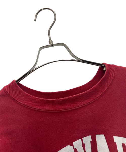Champion REVERSE WEAVE（チャンピオン リバース ウィーブ）Champion REVERSE WEAVE (チャンピオン リバース ウィーブ) チャンピオントレーナー クルーネックスウェットシャツ ワンポイントロゴ レッド サイズ:Lの古着・服飾アイテム