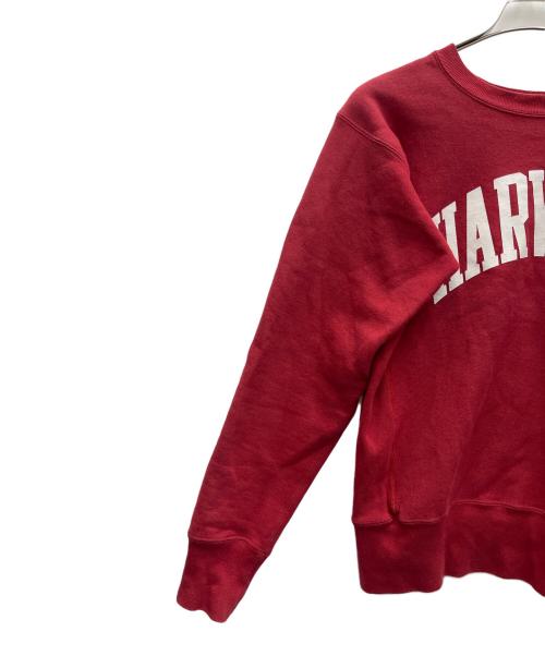 Champion REVERSE WEAVE（チャンピオン リバース ウィーブ）Champion REVERSE WEAVE (チャンピオン リバース ウィーブ) チャンピオントレーナー クルーネックスウェットシャツ ワンポイントロゴ レッド サイズ:Lの古着・服飾アイテム