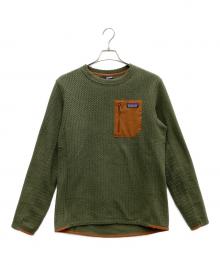 Patagonia（パタゴニア）の古着「長袖カットソー」｜カーキ×ブラウン
