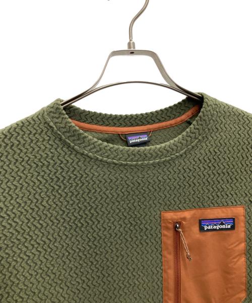 Patagonia（パタゴニア）Patagonia (パタゴニア) 長袖カットソー カーキ×ブラウン サイズ:Mの古着・服飾アイテム