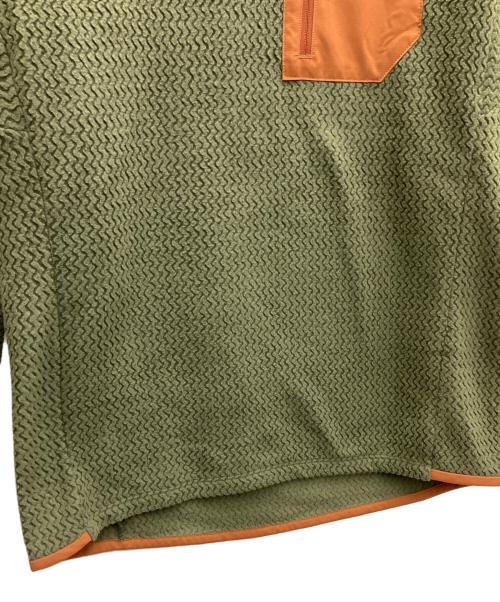 Patagonia（パタゴニア）Patagonia (パタゴニア) 長袖カットソー カーキ×ブラウン サイズ:Mの古着・服飾アイテム