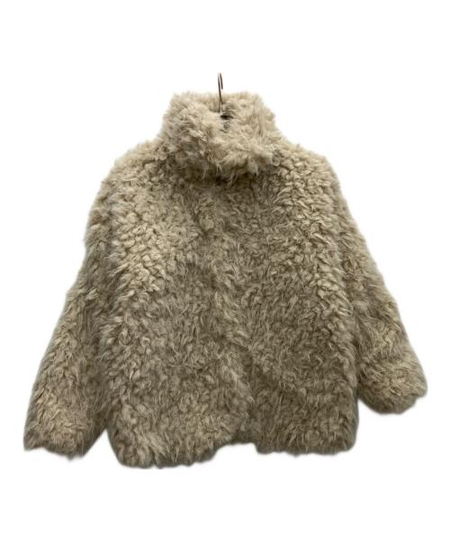 NOTRE emor（ノートルエモア）NOTRE emor (ノートルエモア) ファージャケット ベージュ サイズ:SIZEFREEの古着・服飾アイテム