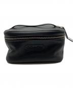 COACHコーチ）の古着「コスメポーチ」｜ブラック