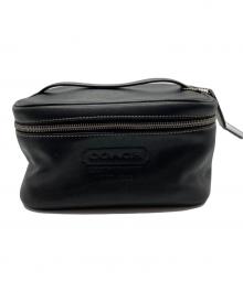 COACH（コーチ）の古着「コスメポーチ」｜ブラック