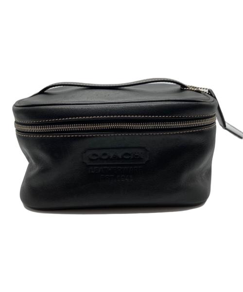 COACH（コーチ）COACH (コーチ) コスメポーチ ブラックの古着・服飾アイテム